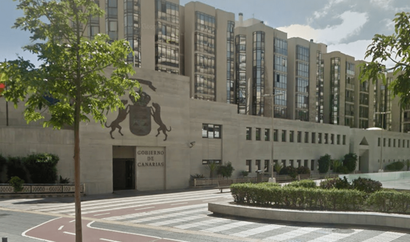 Imagen de archivo del edificio de Presidencia del Gobierno de Canarias en la capital grancanaria (Foto Google Maps)
